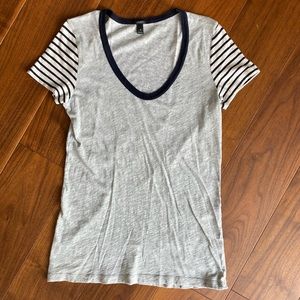 [J Crew] Lightweight V-Neck Tee with Short Sleeves